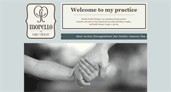 Desktop Screenshot of morellofamilytherapy.com